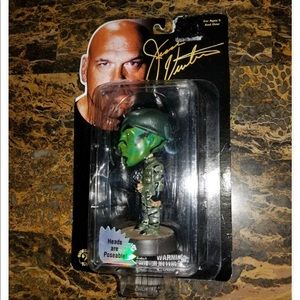 Jesse Ventura The Navy Seal Mini Figure Sideshow Toy 1999 Little Big Heads NEW
